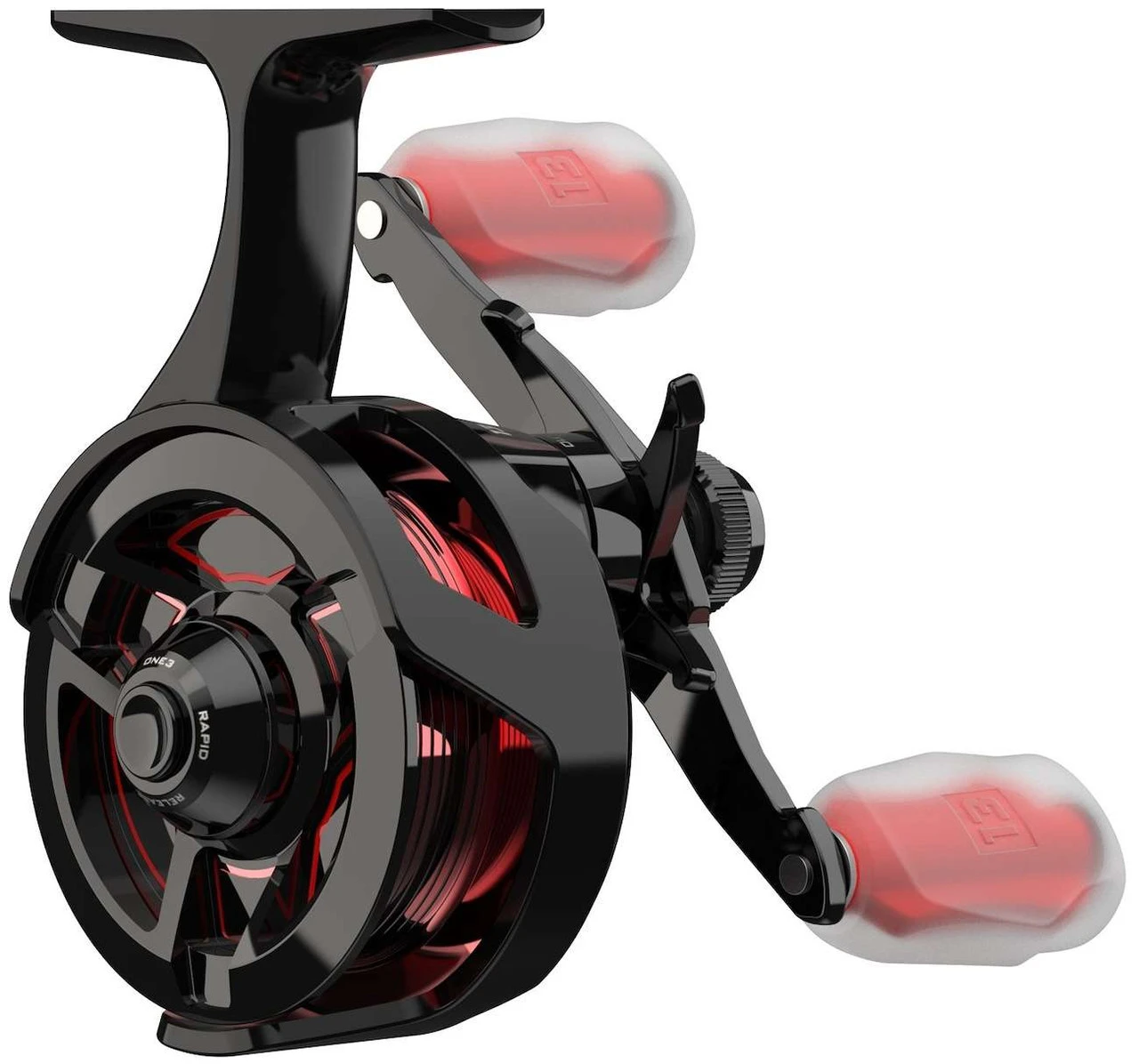 13 Fishing Descent Aluminum Inline Ice Fishing Reels 1 13 Fishing Descent Aluminum Inline Ice Fishing Reels