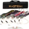 Black Bart Lures Tournament Blue Marlin Rigged Trolling Pack