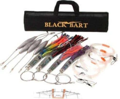 Black Bart Lures Wahoo Rigged Heavy Tackle Trolling Pack