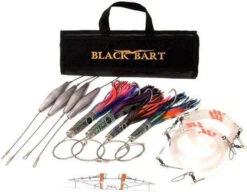 Black Bart Lures Wahoo Rigged Light Tackle Trolling Pack