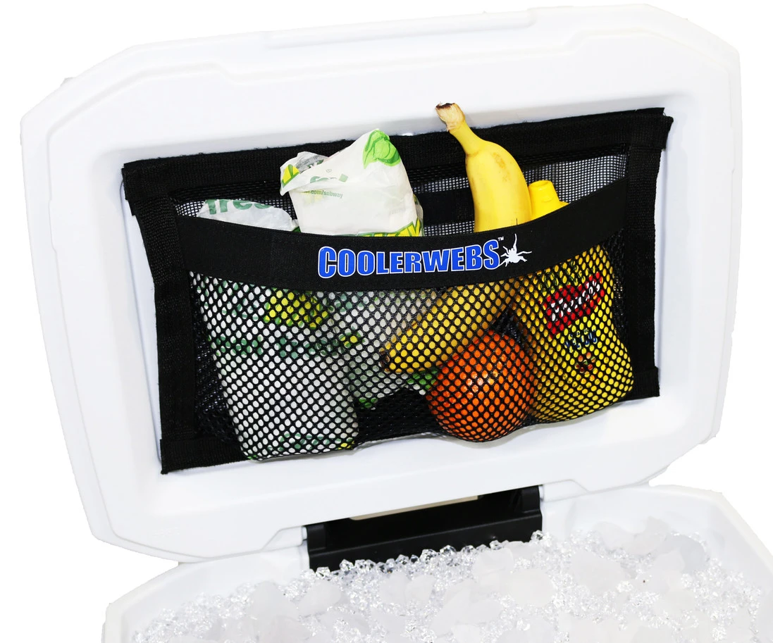 CoolerWebs Medium 15in x 9in Cooler Lid Storage Pocket 2 CoolerWebs Medium 15in x 9in Cooler Lid Storage Pocket - Image 2