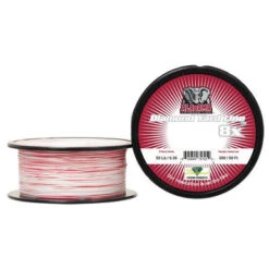 Diamond Yard Line Collegiate 8X Solid Braided Line - Bama Red/White