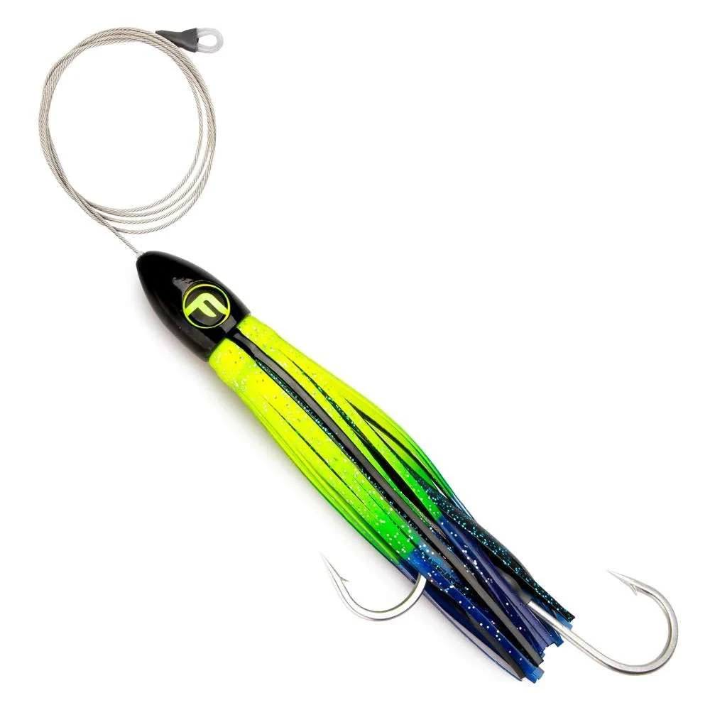 Fathom Offshore Cable-Rigged Fatboy Lead Medium 9in Trolling Lures 2 Fathom Offshore Cable-Rigged Fatboy Lead Medium 9in Trolling Lures - Image 2