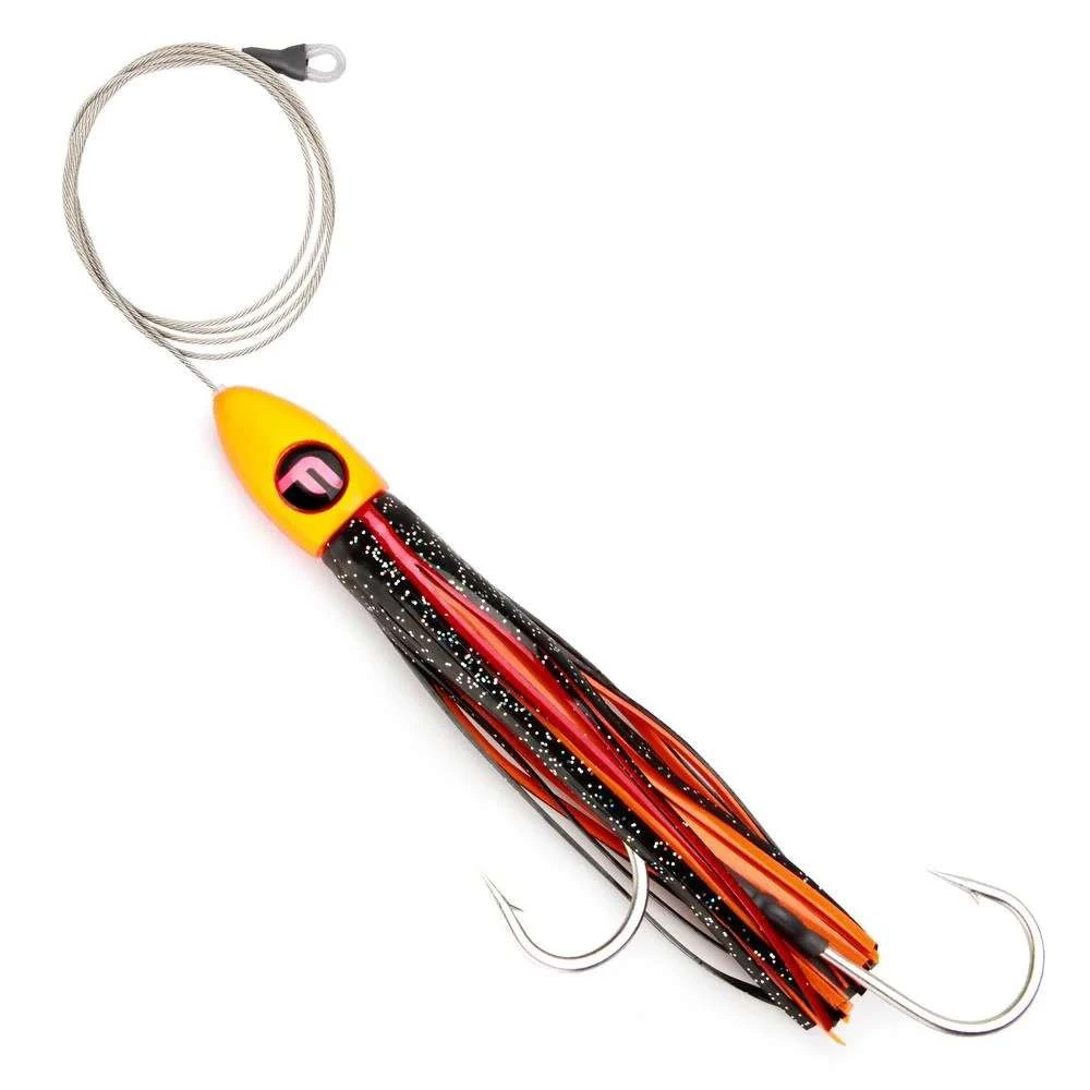 Fathom Offshore Cable-Rigged Fatboy Lead Medium 9in Trolling Lures 5 Fathom Offshore Cable-Rigged Fatboy Lead Medium 9in Trolling Lures - Image 5