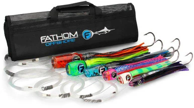 Fathom Offshore Pre-Rigged Blue Marlin Trolling Lure 6 Pack 1 Fathom Offshore Pre-Rigged Blue Marlin Trolling Lure 6 Pack