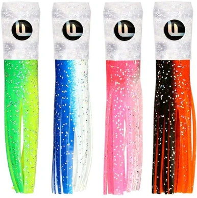 Fathom Offshore 4in Mini Soft Chugger Trolling Head Assortment Pack 1 Fathom Offshore 4in Mini Soft Chugger Trolling Head Assortment Pack