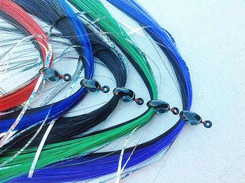 Fish DownSea Party Skirt Lures - Dark Sampler 1 Fish DownSea Party Skirt Lures - Dark Sampler