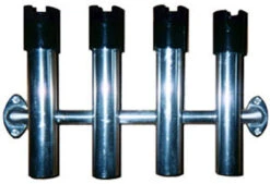 Fish-N-Mate 297 4-Rod Boat Console & Truck Rack - Heavy Duty Aluminum