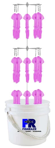 Fish Razr Bucket Dredges With 9in Squid