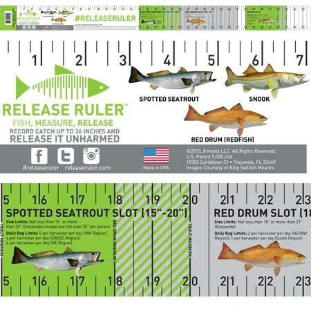 Florida Inshore Slam Release Ruler 1 Florida Inshore Slam Release Ruler