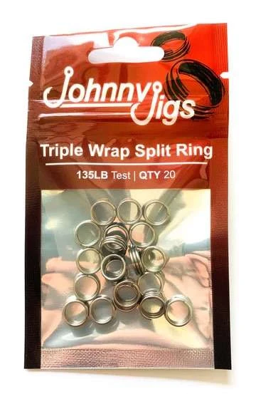 Johnny Jigs Triple Wrap Super Split Rings 2 Johnny Jigs Triple Wrap Super Split Rings - Image 2