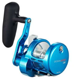 Maxel Ocean Max Single Speed Lever Drag Jigging Reels - Blue/Silver