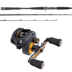 Penn Fathom FTH300LPLH Low Profile / OTI-PBI701MHFC Pitch Black Combo