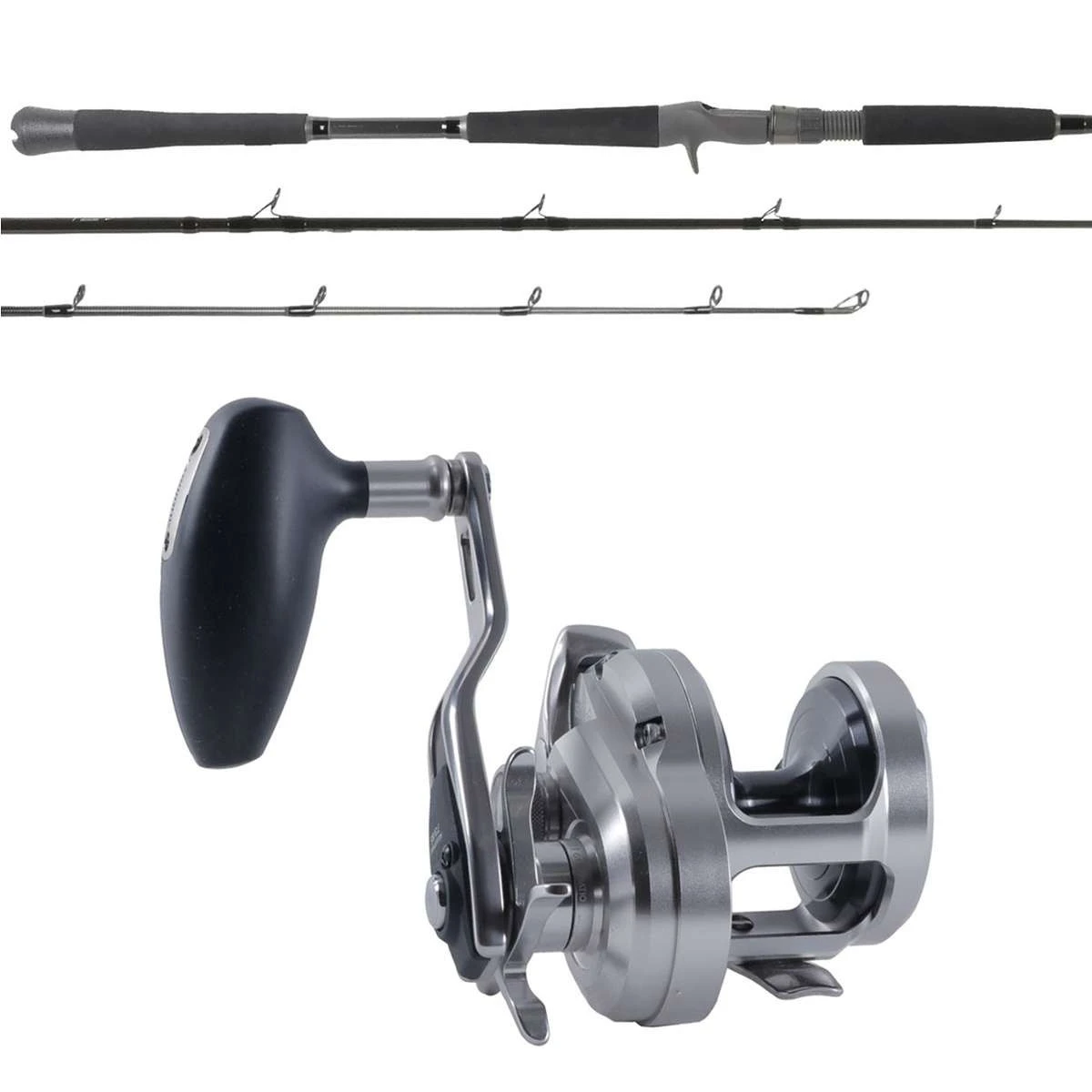Shimano Ocea Jigger OCEAJG1500PG / OTI-PBI701HFC Pitch Black Combo 1 Shimano Ocea Jigger OCEAJG1500PG / OTI-PBI701HFC Pitch Black Combo