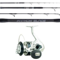 Shimano Saragosa SW A SRG25000SWA / OTI Fathom Blade FB56500S Spinning Jigging Combo
