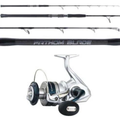Shimano Saragosa SW A 8000HG & OTI Fathom Blade Spinning Jigging Combo