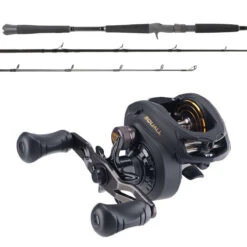 Penn Squall SQL300LP Low Profile / OTI-PBI701HFC Pitch Black Combo