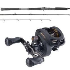 Penn Squall SQL300LP Low Profile / OTI-PBI701MHFA Pitch Black Combo