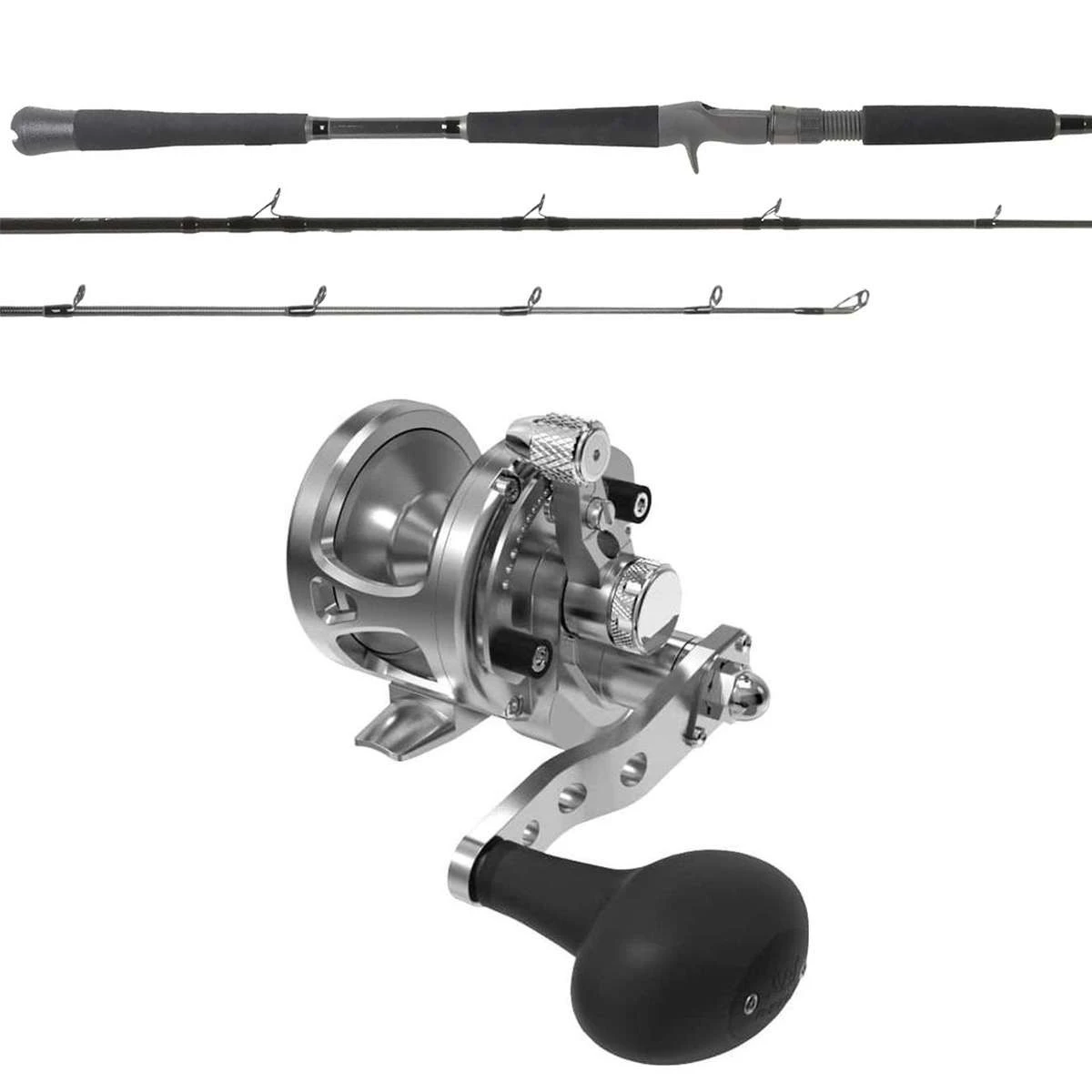 Avet SXJ G2 5.3 LH SLV / OTI-PBI701MHFC Pitch Black Inshore Combo 1 Avet SXJ G2 5.3 LH SLV / OTI-PBI701MHFC Pitch Black Inshore Combo