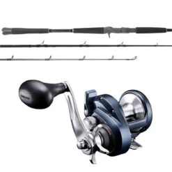 Shimano Torium TOR14HGA / OTI-PBI701MHFC Pitch Black Inshore Combo