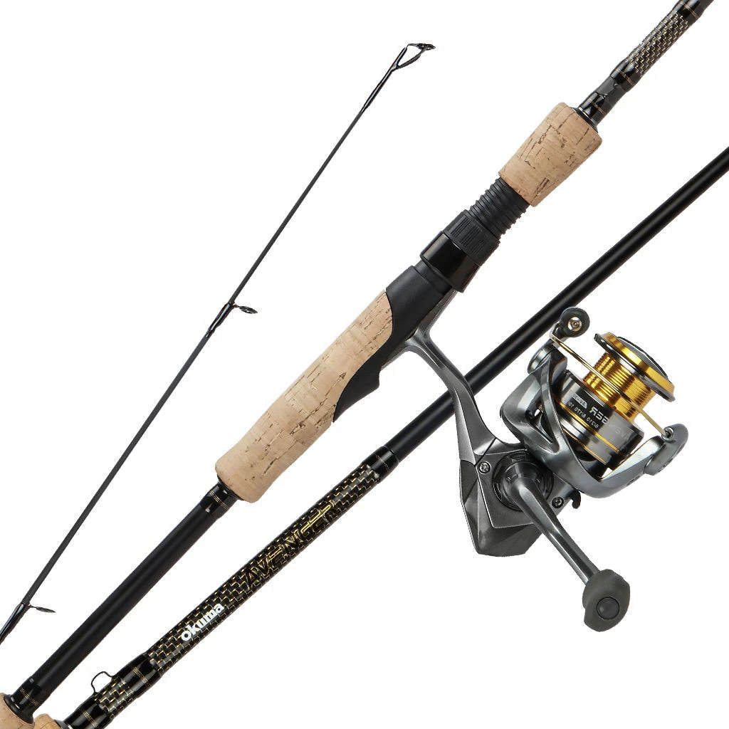 Okuma Avenger Spinning Combos - High-Performance 24-Ton Carbon Fishing Set 1 Okuma Avenger Spinning Combos - High-Performance 24-Ton Carbon Fishing Set