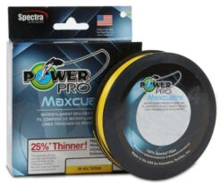 Power Pro Maxcuatro Braided Fishing Line - Hi-Vis Yellow