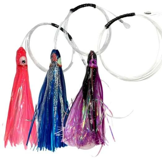 RJ Boyle Mahi/Tuna Bugs - Multi-Color With Fluorocarbon Leader 1 RJ Boyle Mahi/Tuna Bugs - Multi-Color With Fluorocarbon Leader