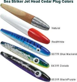 Sea Striker Jet Head Cedar Plugs -Fishing Tackle Sale sea striker jet head cedar plugs 07437.1696880571