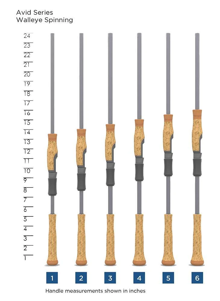 St. Croix Avid Walleye Spinning Rods 5 St. Croix Avid Walleye Spinning Rods - Image 5