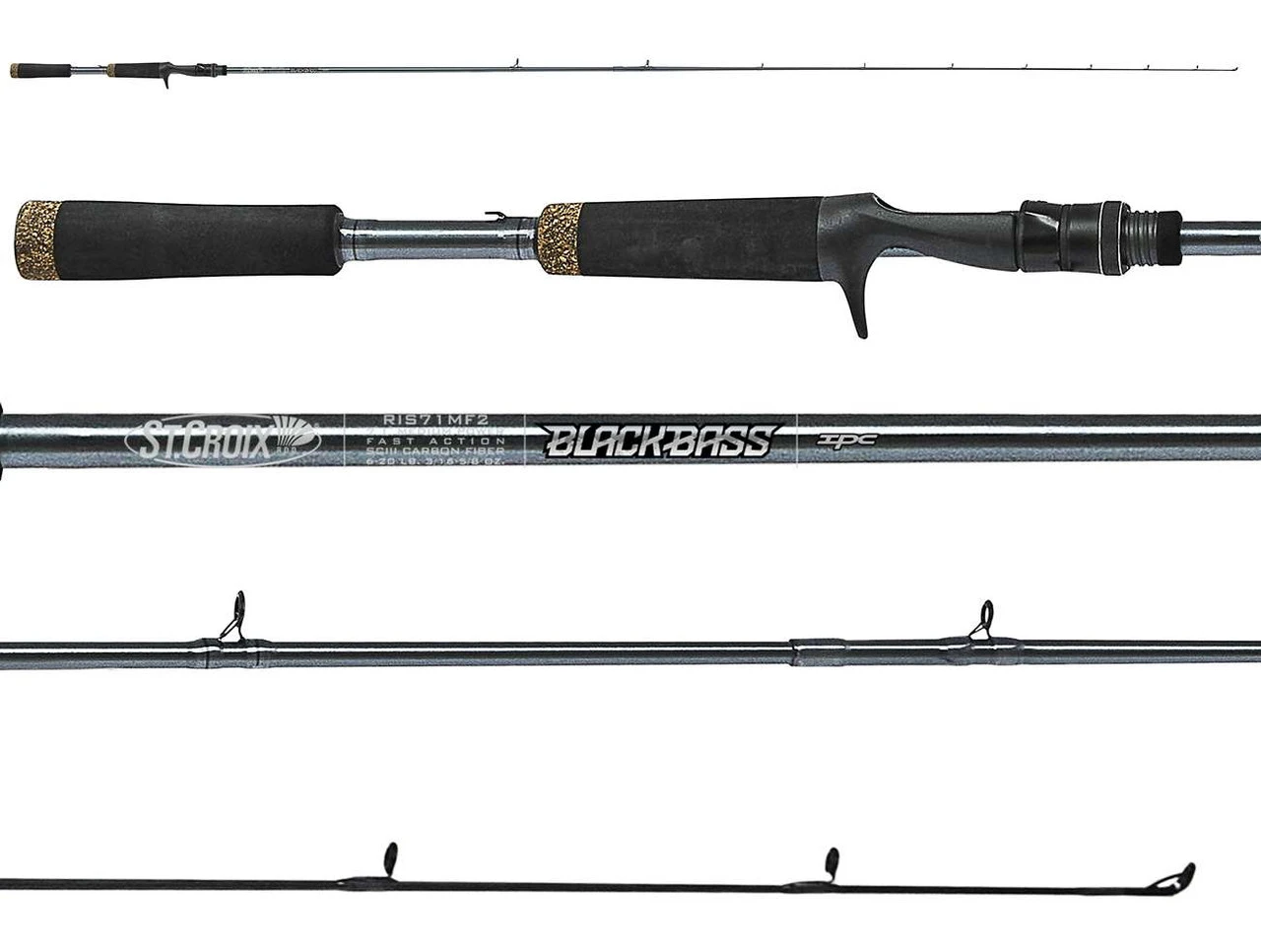 St. Croix Black Bass Casting Rods 1 St. Croix Black Bass Casting Rods