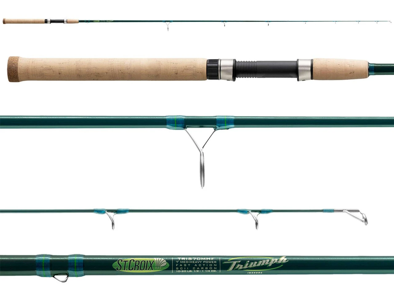 St. Croix Triumph Inshore Spinning Rods 1 St. Croix Triumph Inshore Spinning Rods