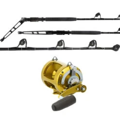 Avet EXW 50/2 Gold & TackleDirect Platinum Hook Roller Standup Combo