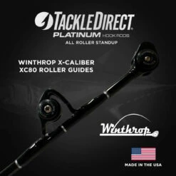 TackleDirect TDPS6080130WTXC-Terminator Platinum Hook AR Standup Rod -Fishing Tackle Sale tackledirect tdps6080130wtxc terminator platinum hook all roller standup rod 37239.1728589879