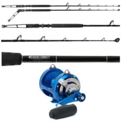 Avet EXW 30/2 Blue & TackleDirect Platinum Hook Standup Fishing Combo