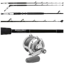 Avet EX 50/2 Silver / Platinum Hook TDPS645080WTSIN-TERM Standup Combo