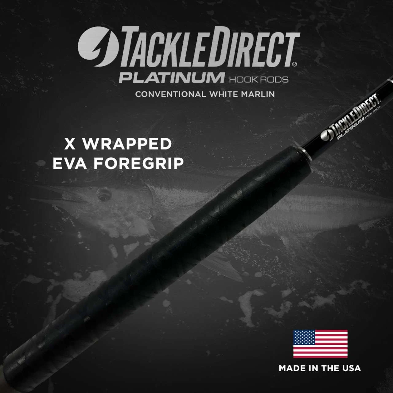 TackleDirect TDPS662040SIN Platinum Hook Conventional White Marlin Rod 4 TackleDirect TDPS662040SIN Platinum Hook Conventional White Marlin Rod - Image 4