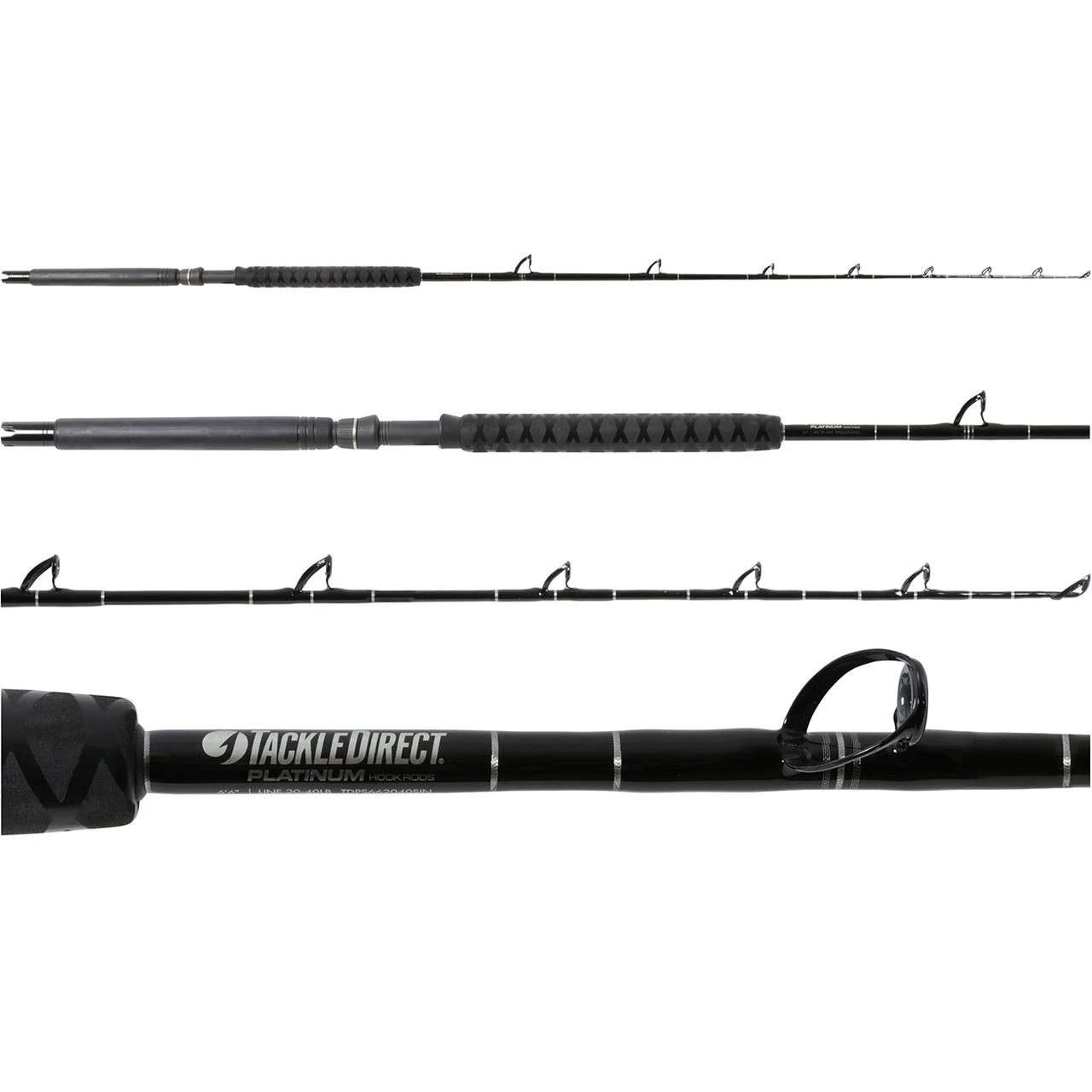 TackleDirect TDPS662040SIN Platinum Hook Conventional White Marlin Rod 1 TackleDirect TDPS662040SIN Platinum Hook Conventional White Marlin Rod