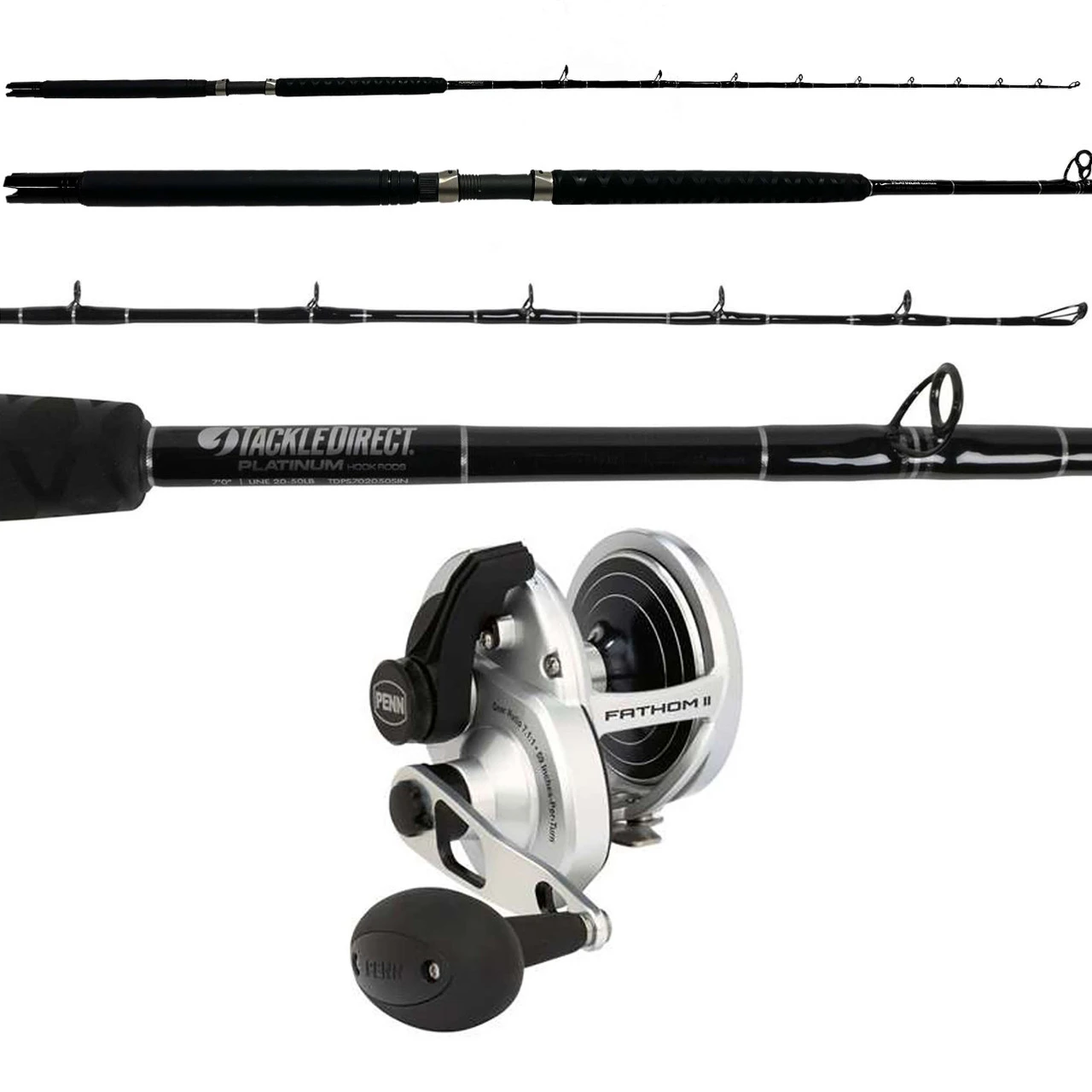 Penn Fathom II 40NLDHS / TackleDirect TDPS702050SIN Kingfish Combo 1 Penn Fathom II 40NLDHS / TackleDirect TDPS702050SIN Kingfish Combo