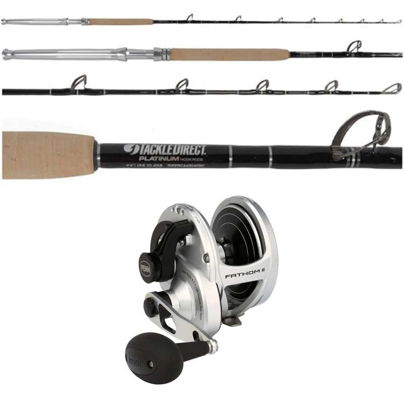 Penn Fathom II 60NLDHS / Platinum Hook TDPSTSC663050SIC Billfish Combo 1 Penn Fathom II 60NLDHS / Platinum Hook TDPSTSC663050SIC Billfish Combo