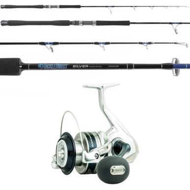 Shimano Saragosa SRG5000SWAXG / TackleDirect TDSSJ561M Silver Hook Jigging Combo 1 Shimano Saragosa SRG5000SWAXG / TackleDirect TDSSJ561M Silver Hook Jigging Combo