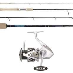 Shimano Stradic FM ST4000XGFM / Silver Hook TDSSTS703MH Travel Combo