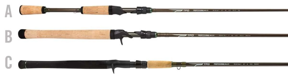 Temple Fork Professional Walleye Casting Rods 2 Temple Fork Professional Walleye Casting Rods - Image 2