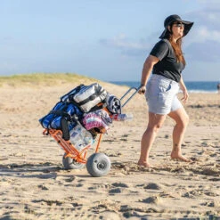 Wheeleez Beach Cart Folding Mini - Orange 6 Wheeleez Beach Cart Folding Mini - Orange -Fishing Tackle Sale wheeleez wzi bcfm0 beach cart folding mini orange 22598.1697239421