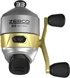 Zebco 33 MAX Gold Spincast Reel -Fishing Tackle Sale zebco 33mxngold sc3 33 max gold sc reel 03855.1697120262